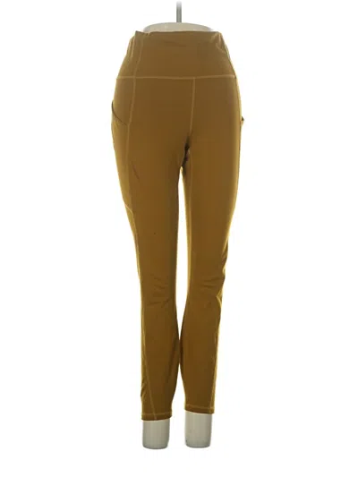 Pre-owned Fabletics Active Pants In Brown