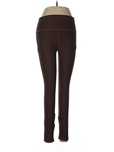 Pre-owned Fabletics Active Pants In Brown