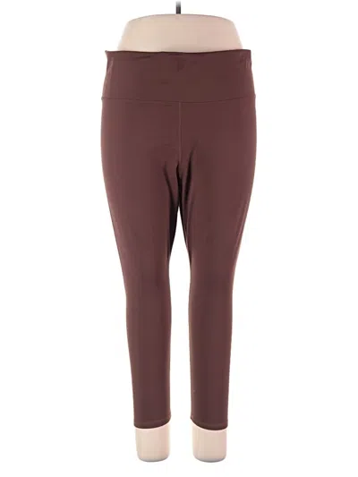 Pre-owned Fabletics Active Pants In Brown