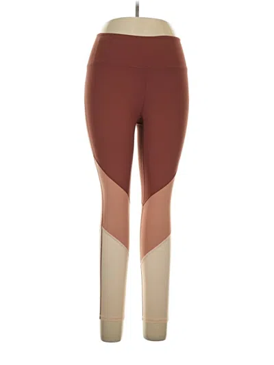 Pre-owned Fabletics Active Pants In Brown