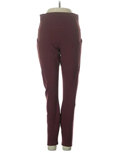 Pre-owned Fabletics Active Pants In Burgundy