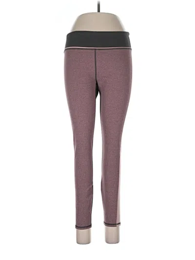 Pre-owned Fabletics Active Pants In Burgundy