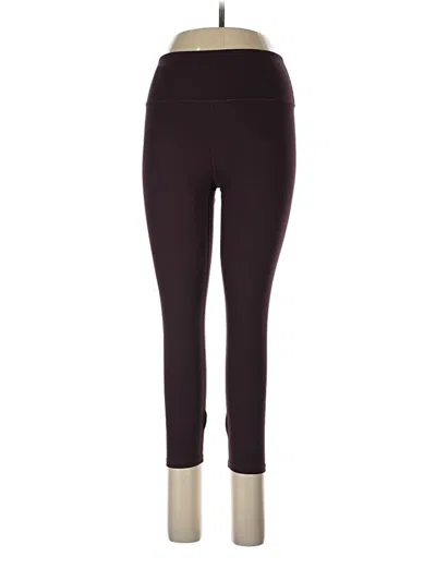 Pre-owned Fabletics Active Pants In Burgundy