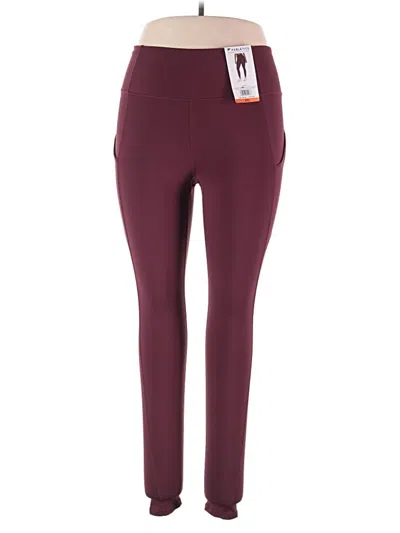 Fabletics Active Pants In Burgundy