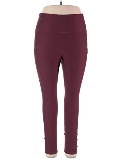 Fabletics Active Pants In Burgundy