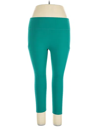 Pre-owned Fabletics Active Pants In Green