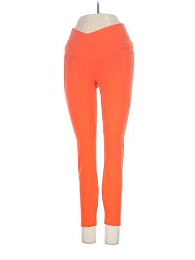 Pre-owned Fabletics Active Pants In Orange