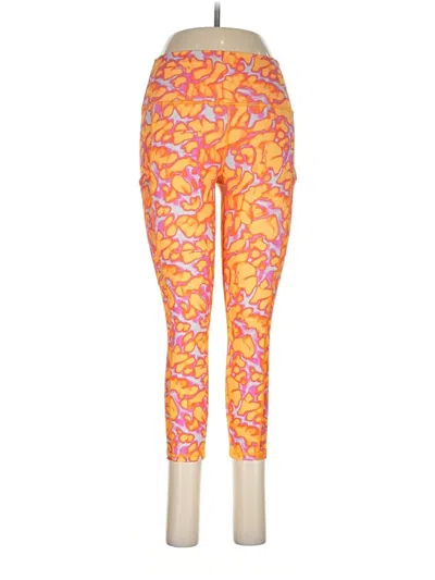 Pre-owned Fabletics Active Pants In Orange