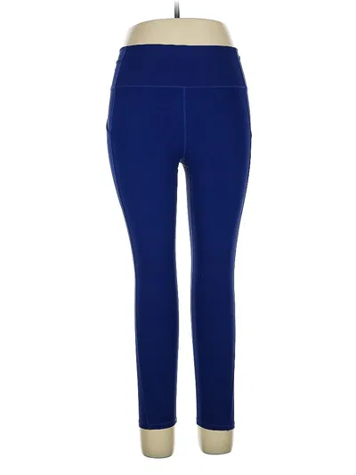 Pre-owned Fabletics Active Pants In Purple