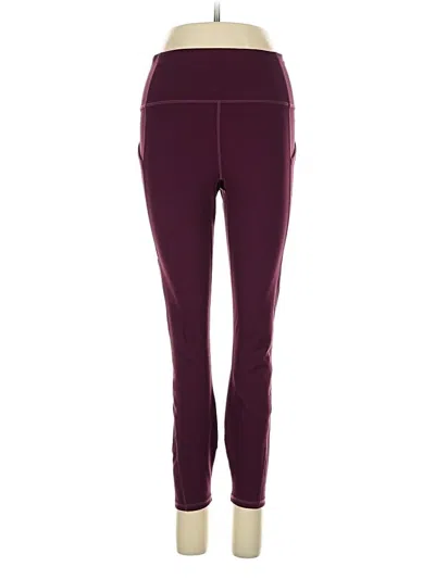 Pre-owned Fabletics Active Pants In Purple