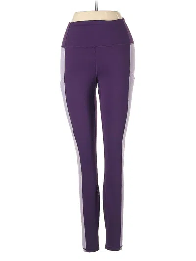 Pre-owned Fabletics Active Pants In Purple