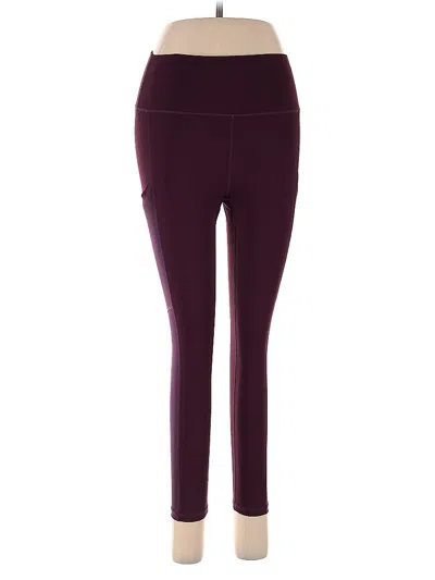 Pre-owned Fabletics Active Pants In Purple
