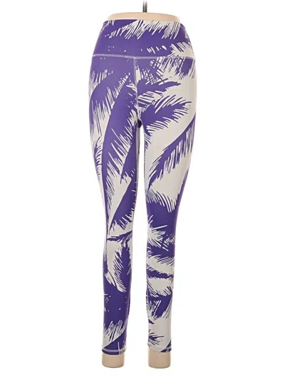 Pre-owned Fabletics Active Pants In Purple