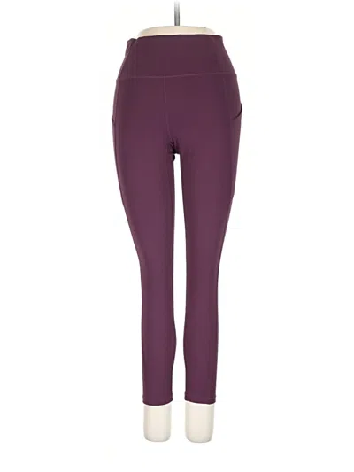 Pre-owned Fabletics Active Pants In Purple