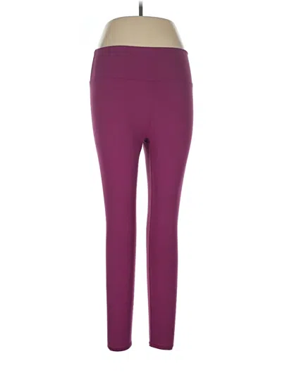 Pre-owned Fabletics Active Pants In Purple