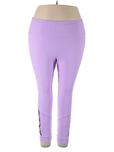 Pre-owned Fabletics Active Pants In Purple