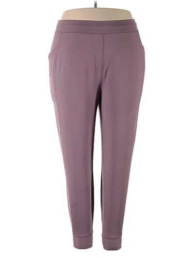Pre-owned Fabletics Active Pants In Purple