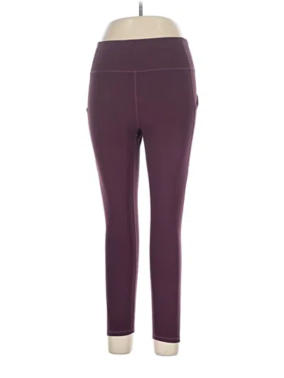 Pre-owned Fabletics Active Pants In Purple