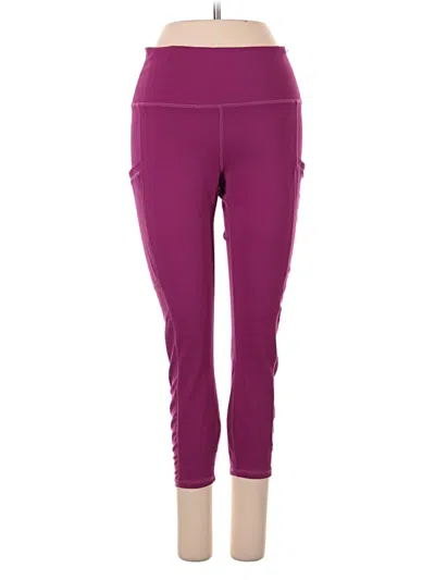 Pre-owned Fabletics Active Pants In Purple