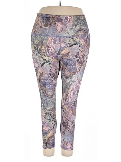 Pre-owned Fabletics Active Pants In Purple