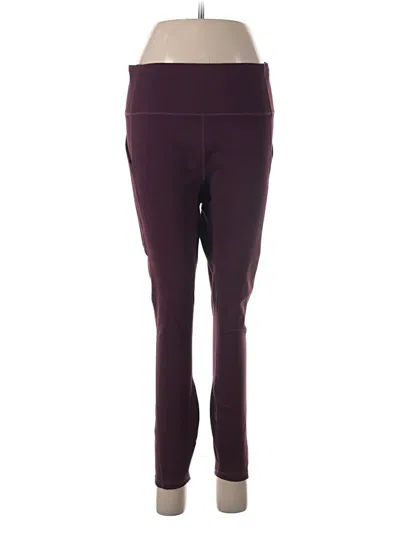 Pre-owned Fabletics Active Pants In Purple