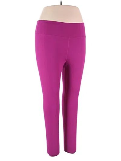 Pre-owned Fabletics Active Pants In Purple