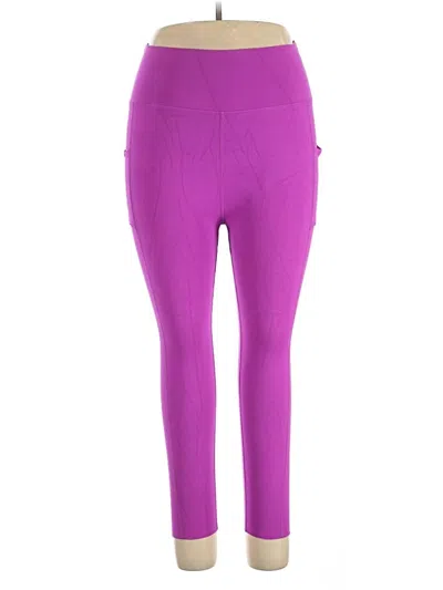Pre-owned Fabletics Active Pants In Purple