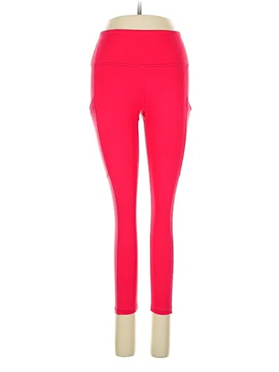 Pre-owned Fabletics Active Pants In Red
