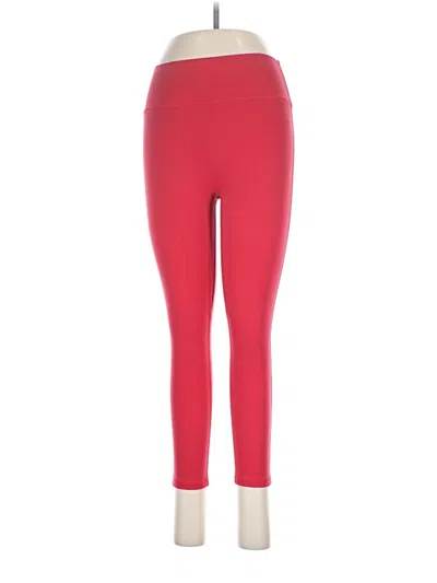 Pre-owned Fabletics Active Pants In Red