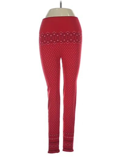 Pre-owned Fabletics Active Pants In Red