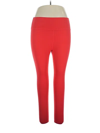 Pre-owned Fabletics Active Pants In Red