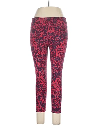 Pre-owned Fabletics Active Pants In Red