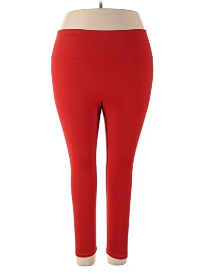 Pre-owned Fabletics Active Pants In Red