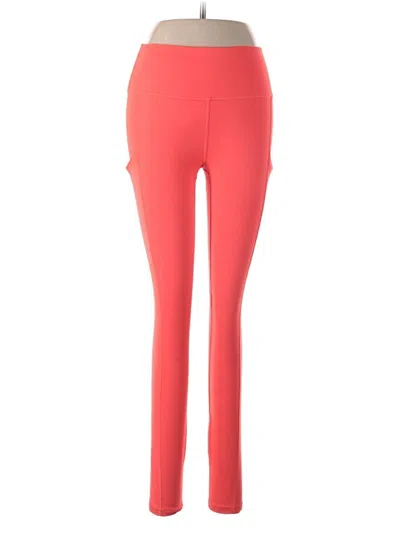 Pre-owned Fabletics Active Pants In Red