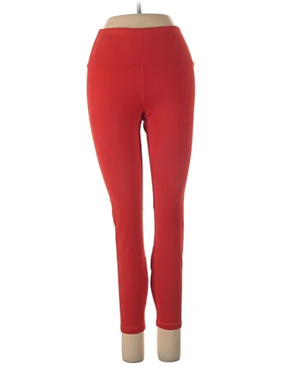 Pre-owned Fabletics Active Pants In Red