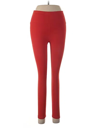 Pre-owned Fabletics Active Pants In Red