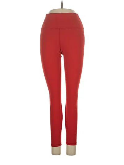 Pre-owned Fabletics Active Pants In Red