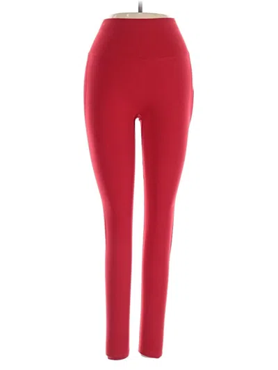 Pre-owned Fabletics Active Pants In Red