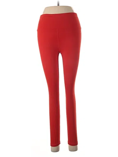 Pre-owned Fabletics Active Pants In Red