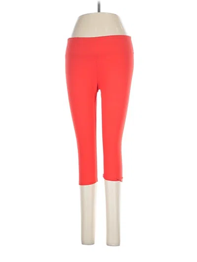 Pre-owned Fabletics Active Pants In Red