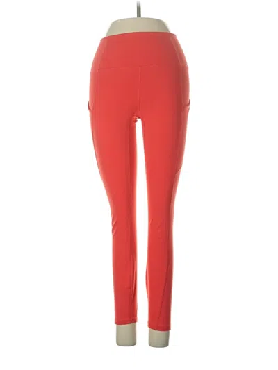 Pre-owned Fabletics Active Pants In Red