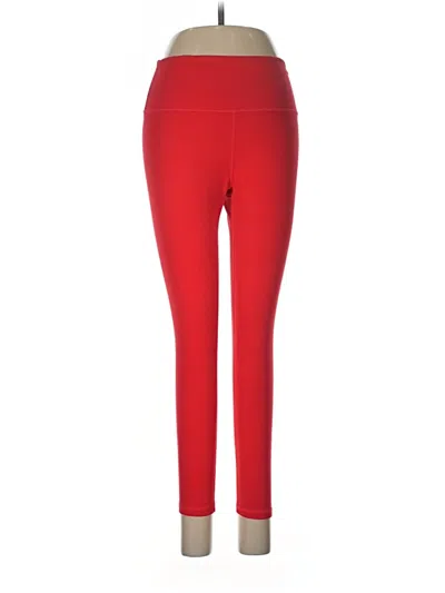 Pre-owned Fabletics Active Pants In Red