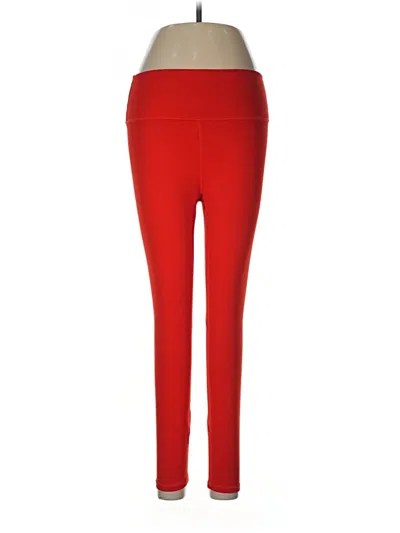 Pre-owned Fabletics Active Pants In Red