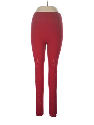 Pre-owned Fabletics Active Pants In Red