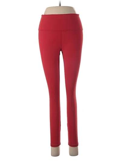 Pre-owned Fabletics Active Pants In Red