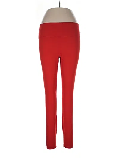 Pre-owned Fabletics Active Pants In Red