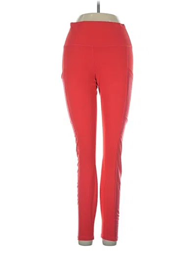 Pre-owned Fabletics Active Pants In Red