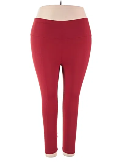 Pre-owned Fabletics Active Pants In Red
