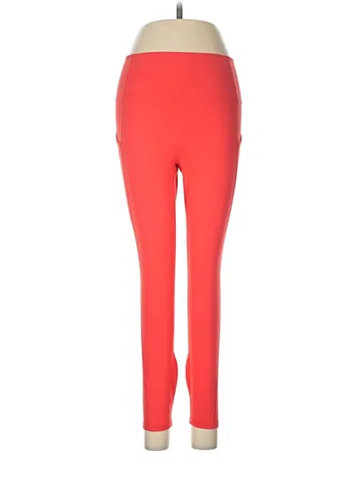 Pre-owned Fabletics Active Pants In Red