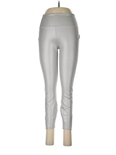 Pre-owned Fabletics Active Pants In Silver